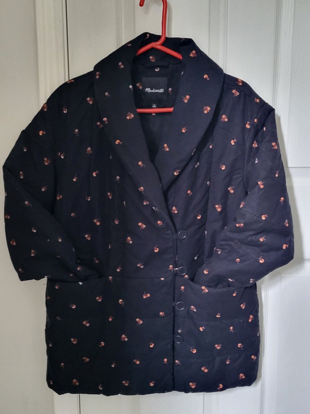 Madewell Corduroy Dumont Quilted Jacket in Amie Floral